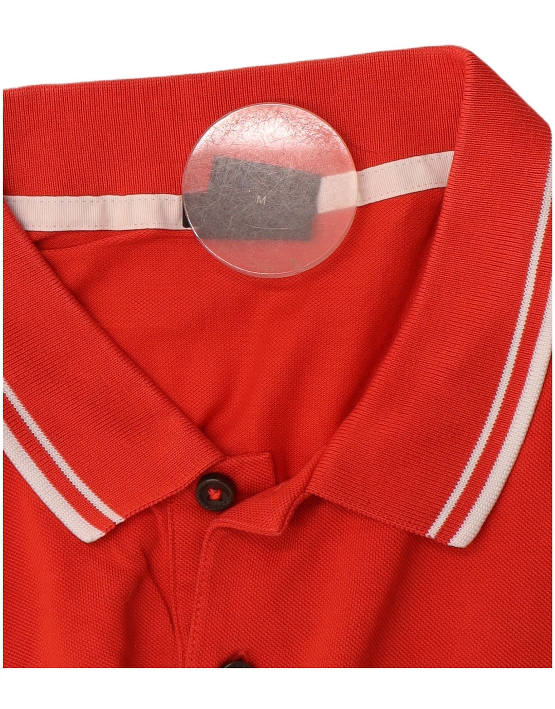 Мужская рубашка поло обычного кроя Hugo Boss, хлопковая, среднего красного цвета