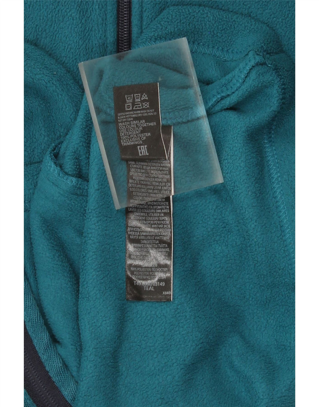 Женская флисовая куртка Marks & Spencer UK 14, большой синий полиэстер