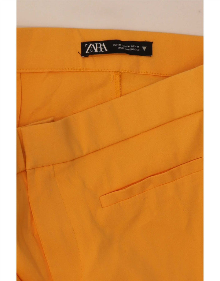 Zara Женские повседневные брюки Bootcut Medium W30 L26 Желтые