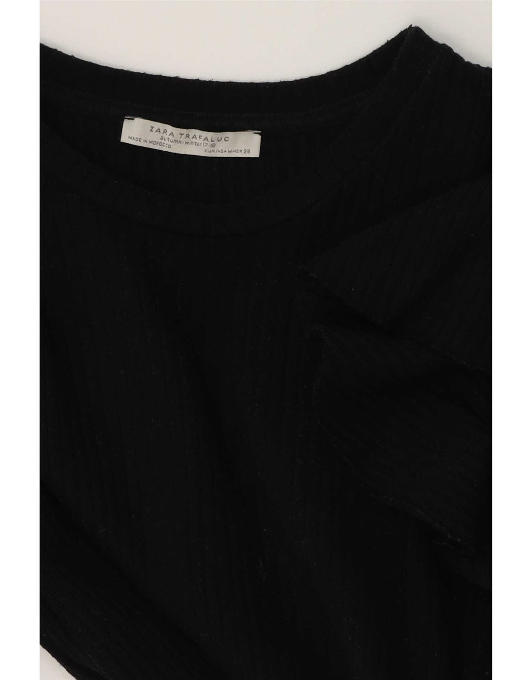 Женская блузка Zara Top UK 12, средний черный