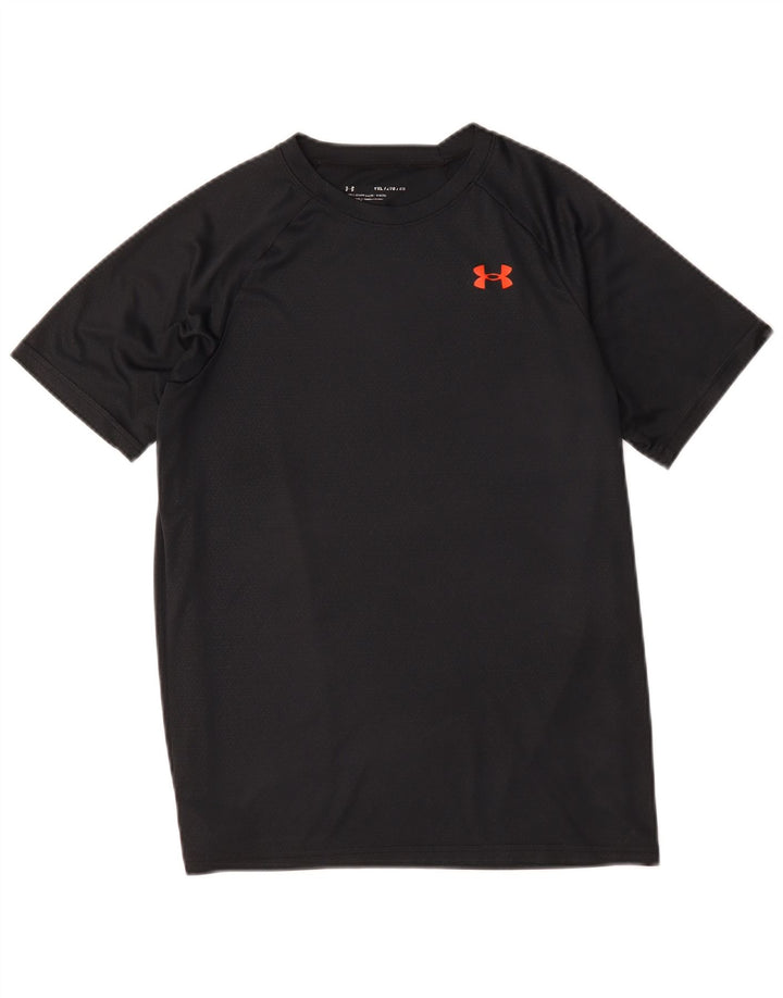 Футболка Under Armour для мальчиков, топ 13–14 лет, XL, черная