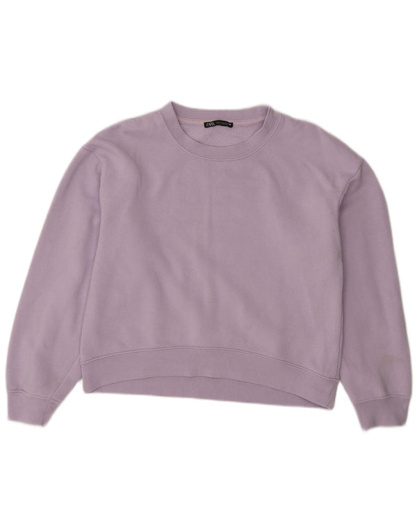 Женский свитер Zara UK 14, средний фиолетовый