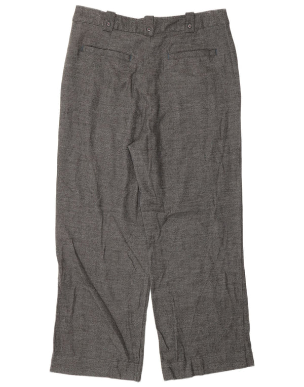 WHITE STUFF Womens Straight Casual Trousers UK 16 Large W34 L29 Grey
