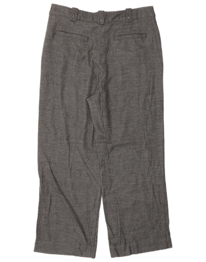 Женские прямые повседневные брюки WHITE STUFF UK 16, большие W34 L29, серые