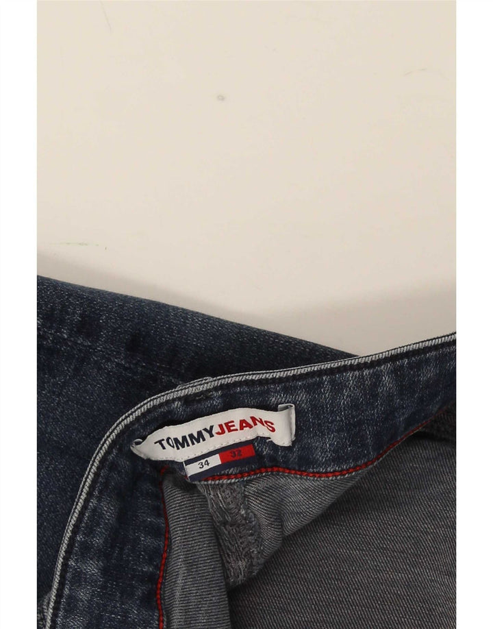 Мужские узкие джинсы Tommy Hilfiger W34 L32 Темно-синие