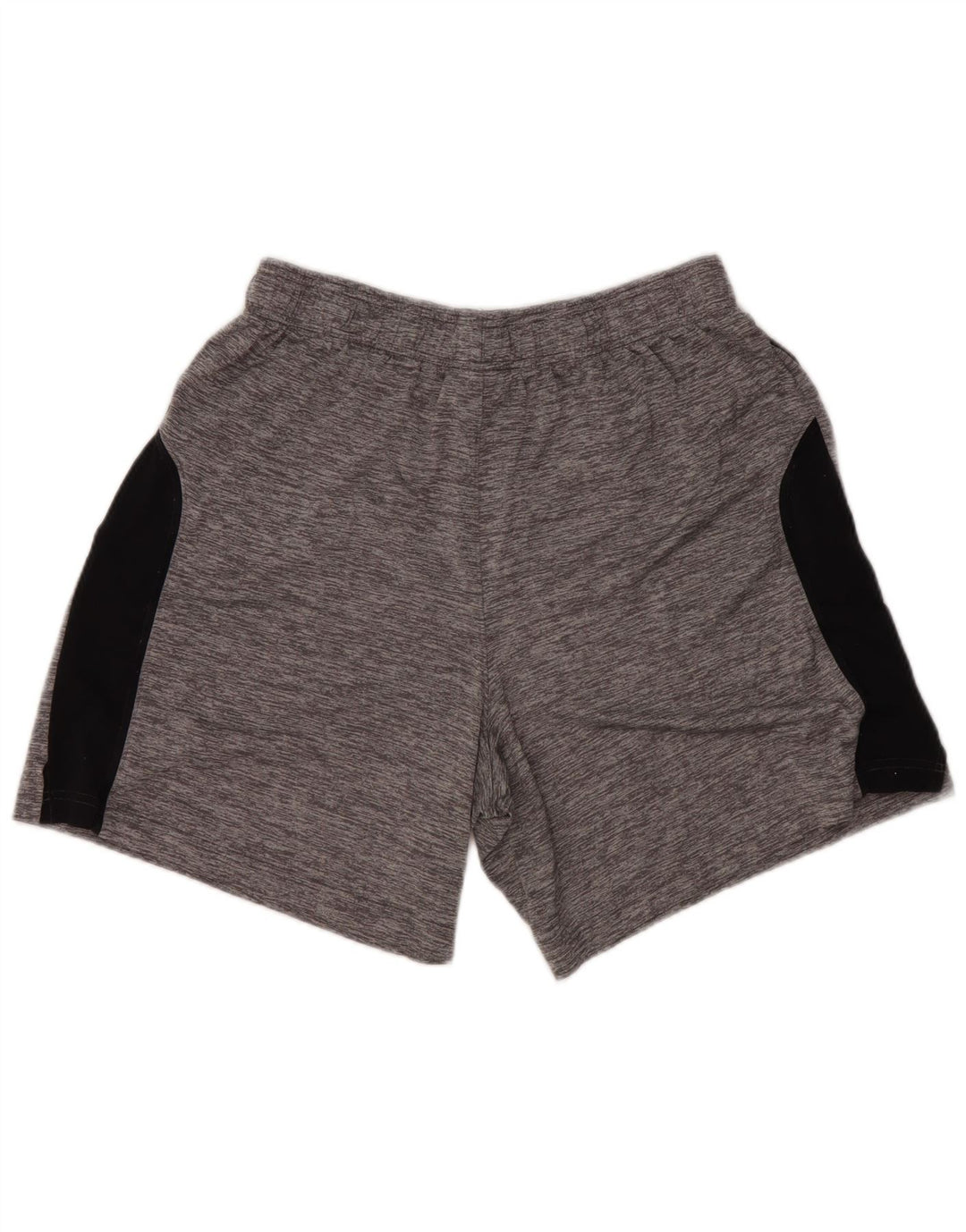 Мужские спортивные шорты UNDER ARMOR, большие серые, полиэстер с цветными блоками