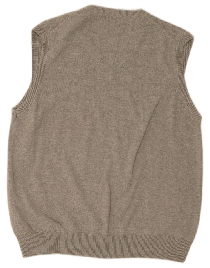 Мужская майка без рукавов Mark & Spencer Blue Harbour, большой серый хлопок