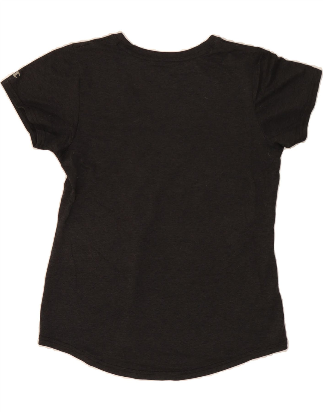 CHAMPION Womens Graphic T-Shirt Top UK 14 Medium Black Vintage Champion and Second-Hand Champion from Messina Hembry 
