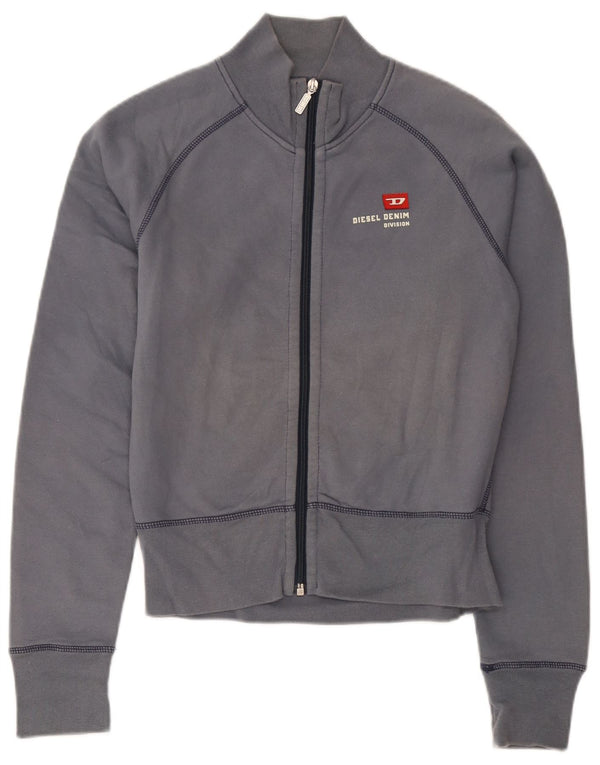 Женский укороченный спортивный костюм Diesel UK 14, большой серый хлопок