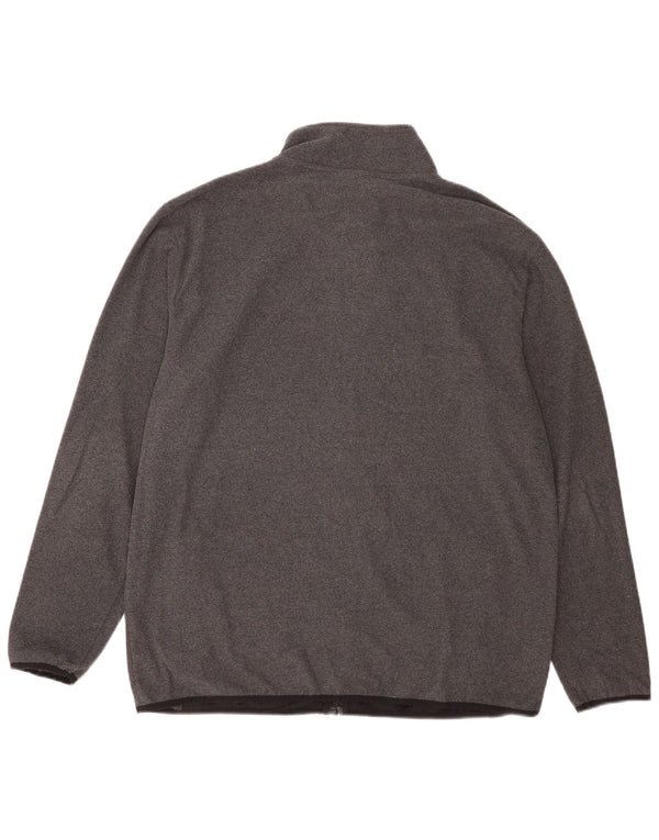 Мужская флисовая куртка Calvin Klein UK 44 2XL, серый полиэстер