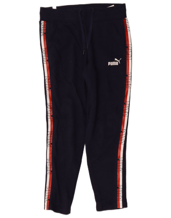 Женские спортивные брюки Puma UK 10 Small W27 L28 Темно-синие с цветными блоками