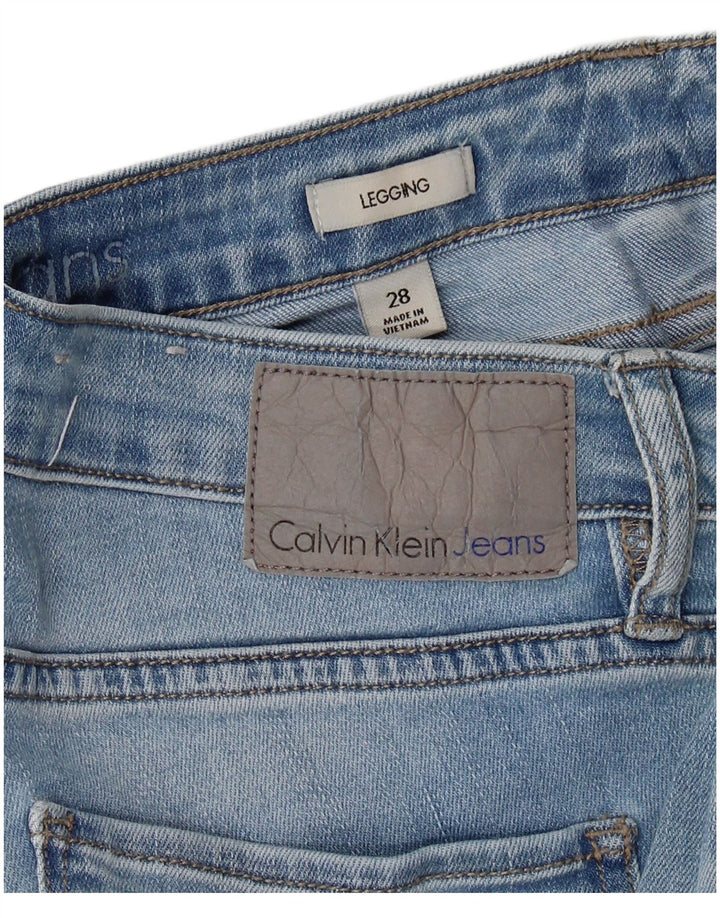 Женские леггинсы скинни CALVIN KLEIN W28 L28 синие