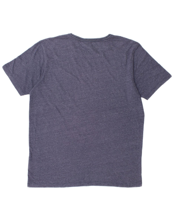 Мужская футболка с рисунком ANIMAL, верх большого размера, темно-синий, полиэстер