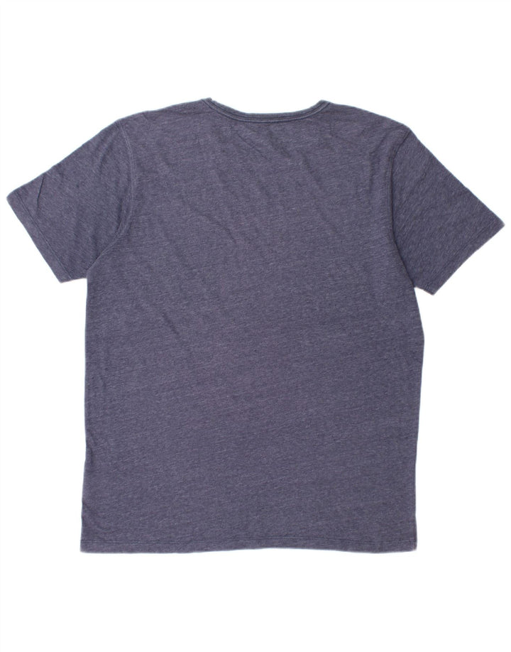 Мужская футболка с рисунком ANIMAL, верх большого размера, темно-синий, полиэстер