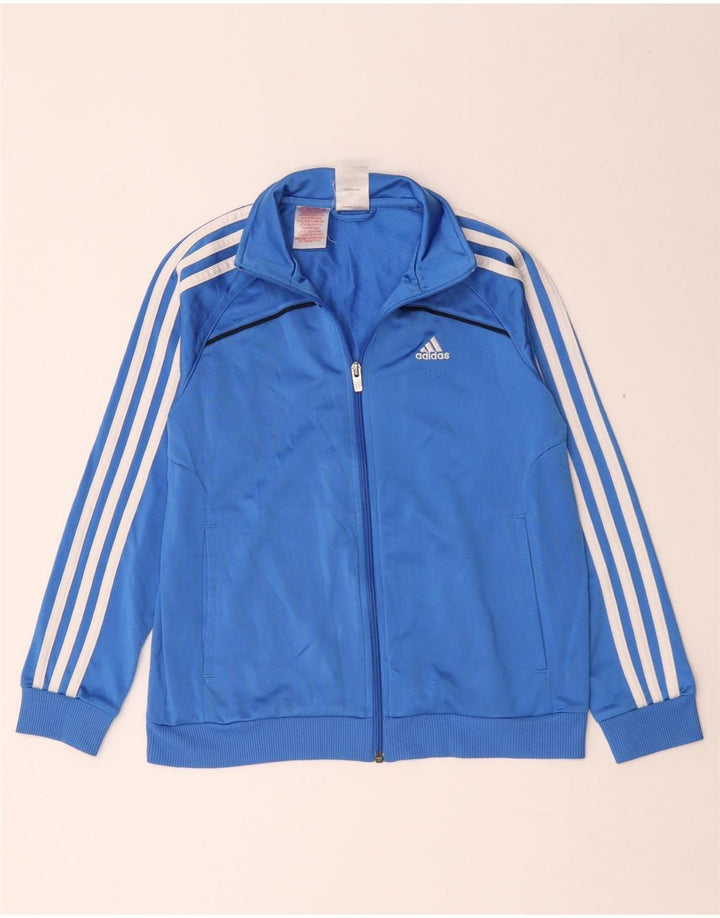 Спортивный костюм Adidas для мальчиков 11-12 лет, синий полиэстер