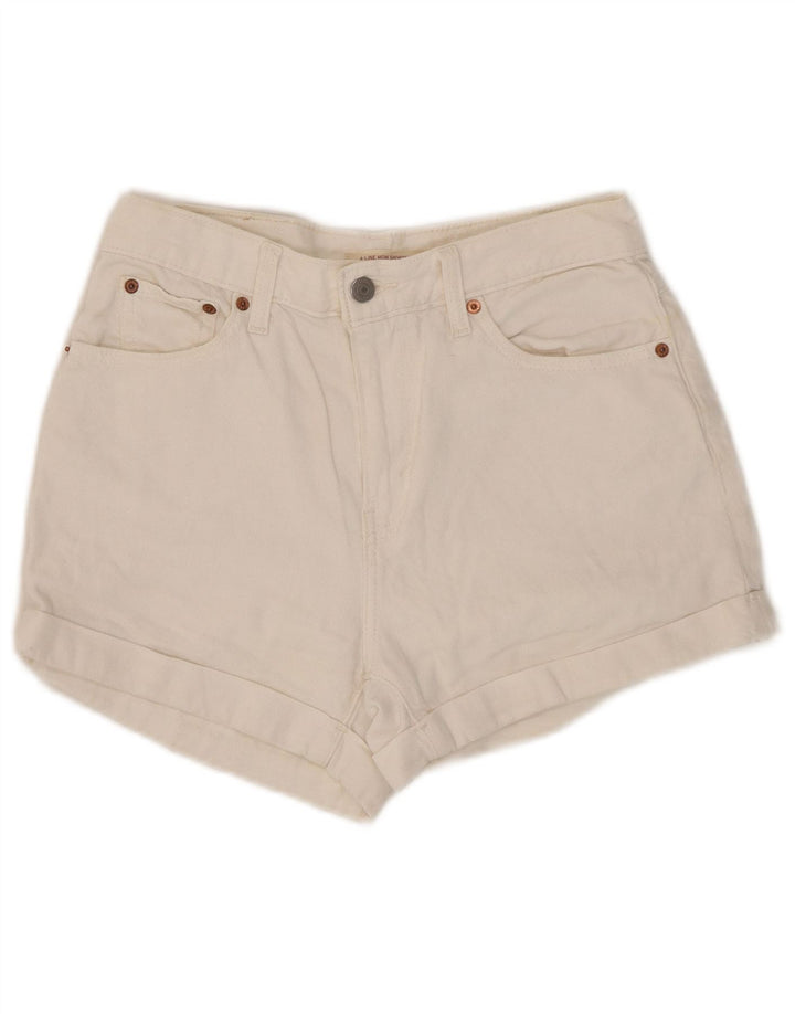 Женские джинсовые шорты Levi's W27, маленькие белые
