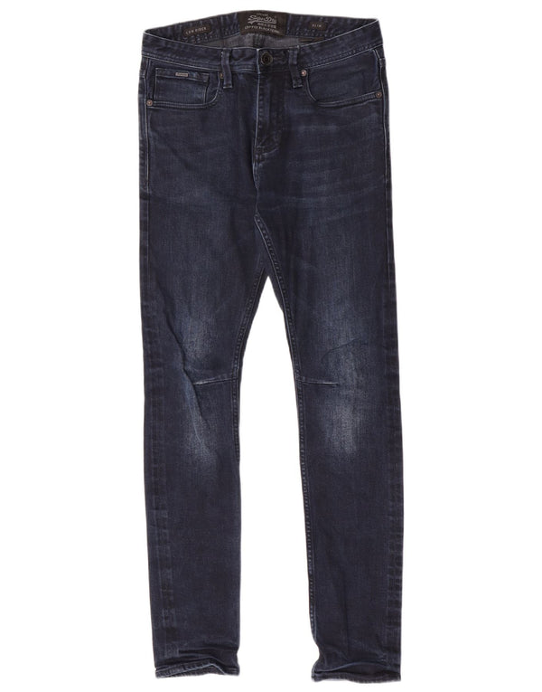 Мужские джинсы Superdry Low Rider Slim W28 L32, синий хлопок