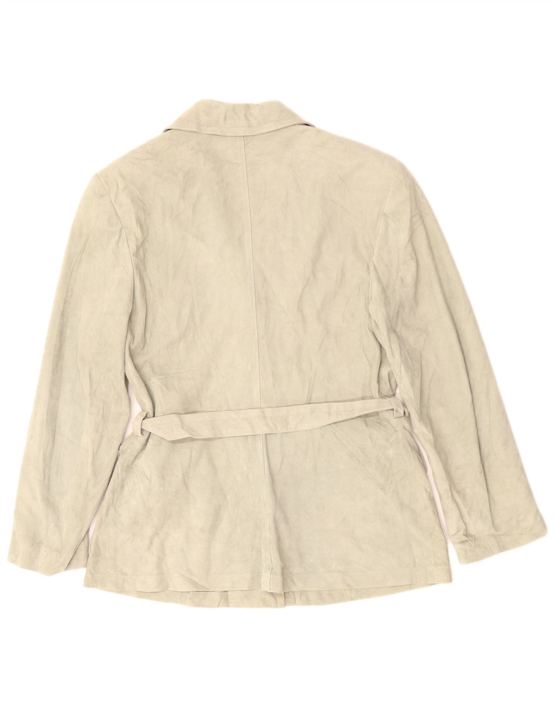 Женский замшевый пиджак Pollini на 3 пуговицах, Великобритания 14, средний зеленый