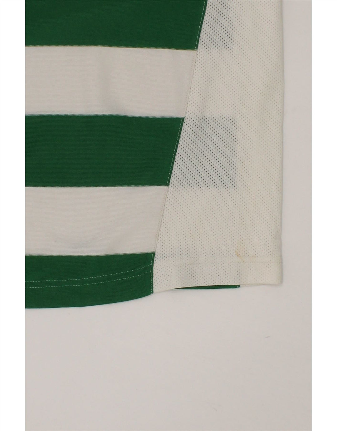 NIKE Boys Graphic T-Shirt Top 10-11 Years Medium  Green Striped Vintage Nike and Second-Hand Nike from Messina Hembry 