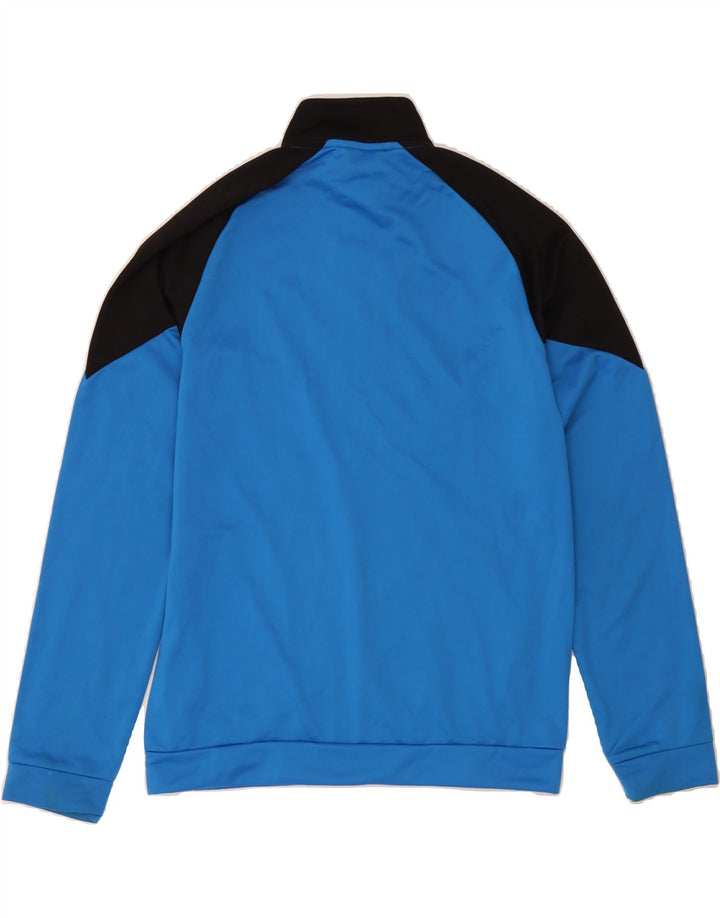 PUMA Boys Graphic Tracksuit Top Jacket 15-16 Years Blue Colourblock Vintage Puma and Second-Hand Puma from Messina Hembry 