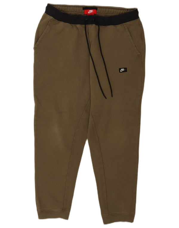 Мужские спортивные брюки Nike Joggers XL цвета хаки, хлопок с цветными блоками