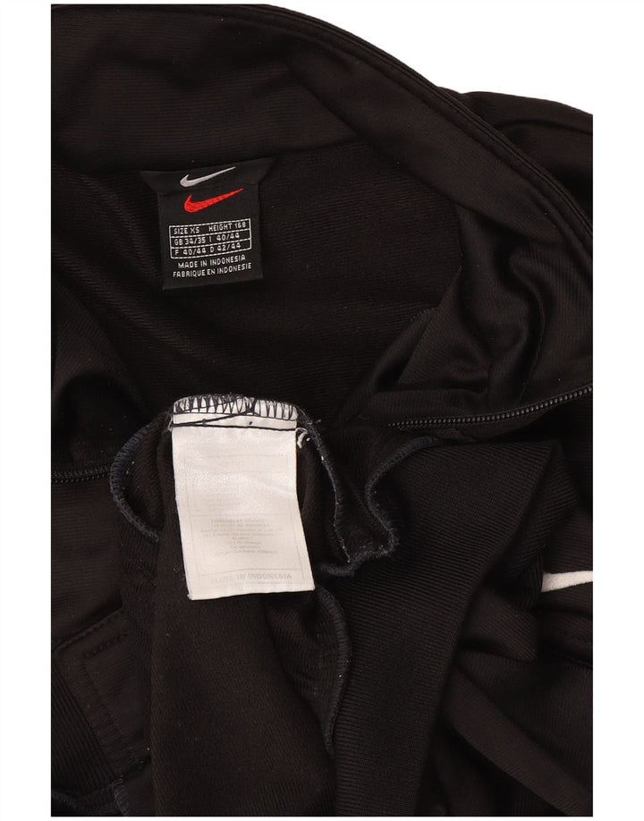 Мужская спортивная куртка с графическим рисунком Nike UK 34/35 XS, черный полиэстер