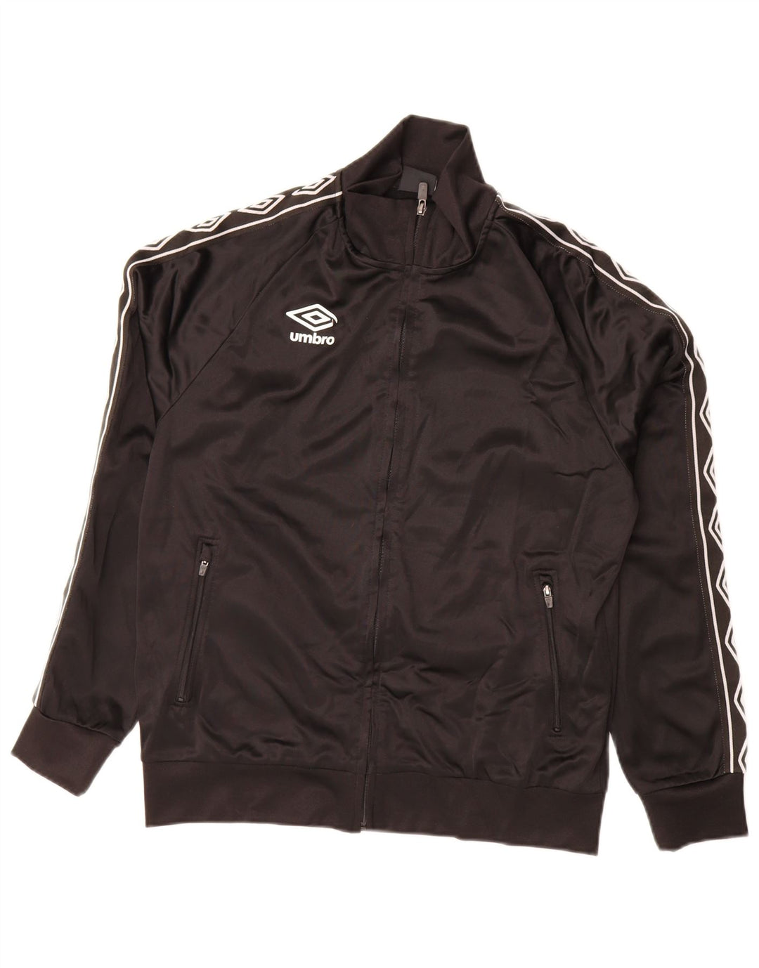 Umbro Мужской спортивный костюм с графическим рисунком, верхняя куртка, средний черный полиэстер