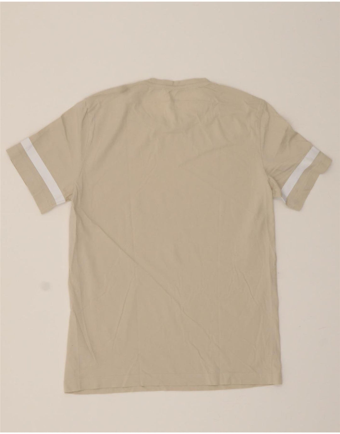 PUMA Mens Graphic T-Shirt Top Small Beige Cotton Vintage Puma and Second-Hand Puma from Messina Hembry 