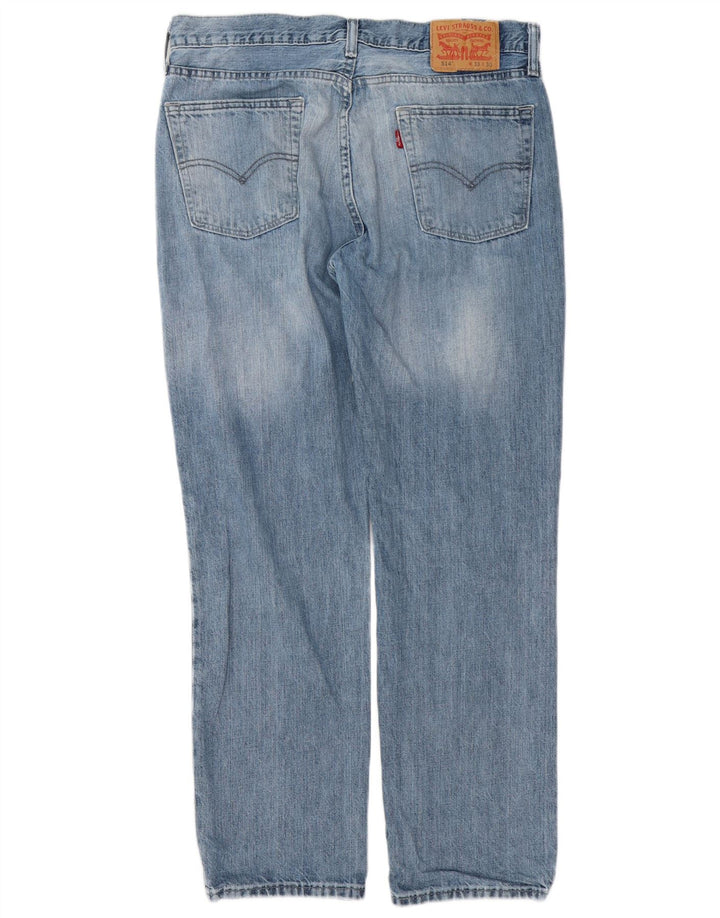 Мужские прямые джинсы Levi's 514 W33 L30 синие, хлопок
