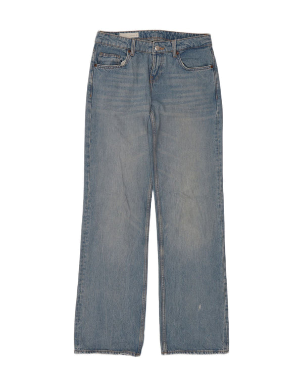 Женские прямые джинсы Zara EU 36 XS W26 L34, синий хлопок