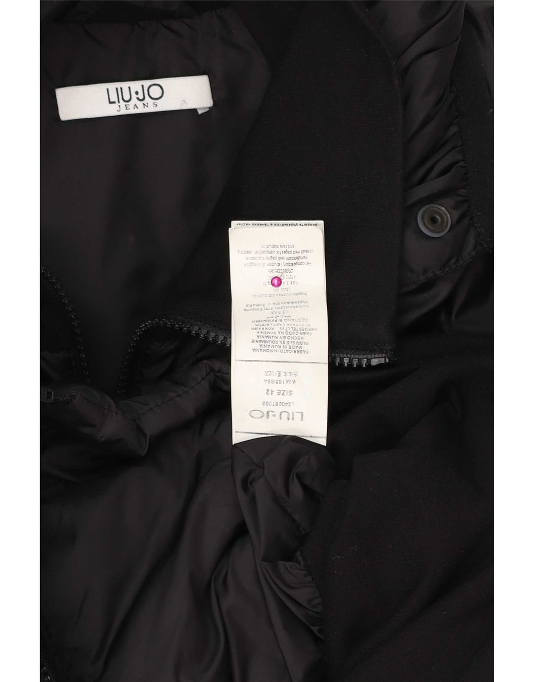 Женская стеганая куртка Liu Jo IT 42 Medium Black Полиэстер