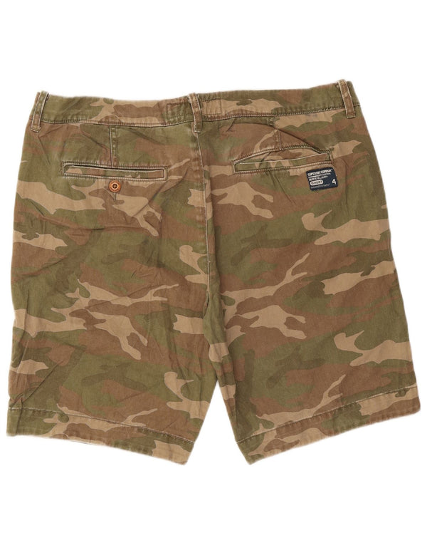 Мужские шорты чинос Superdry 2XL W42 Хаки Камуфляжный хлопок