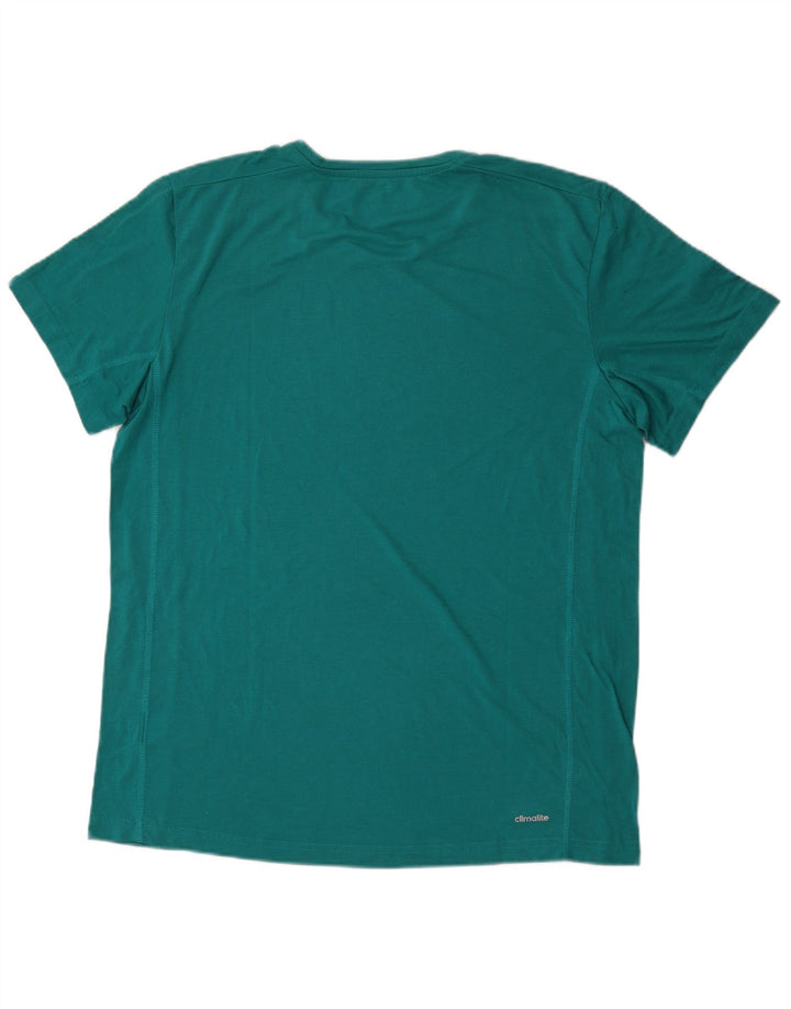 Adidas Мужская футболка Climalite Top XL Синяя полиэстер