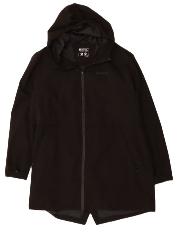Женский плащ с капюшоном Mountain Warehouse UK 20 2XL, черный полиэстер