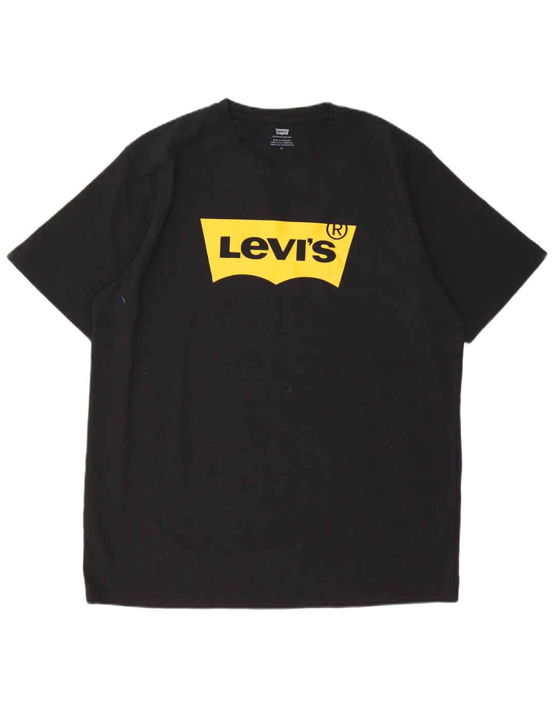 Мужская футболка с рисунком LEVI'S Top XL, черный хлопок