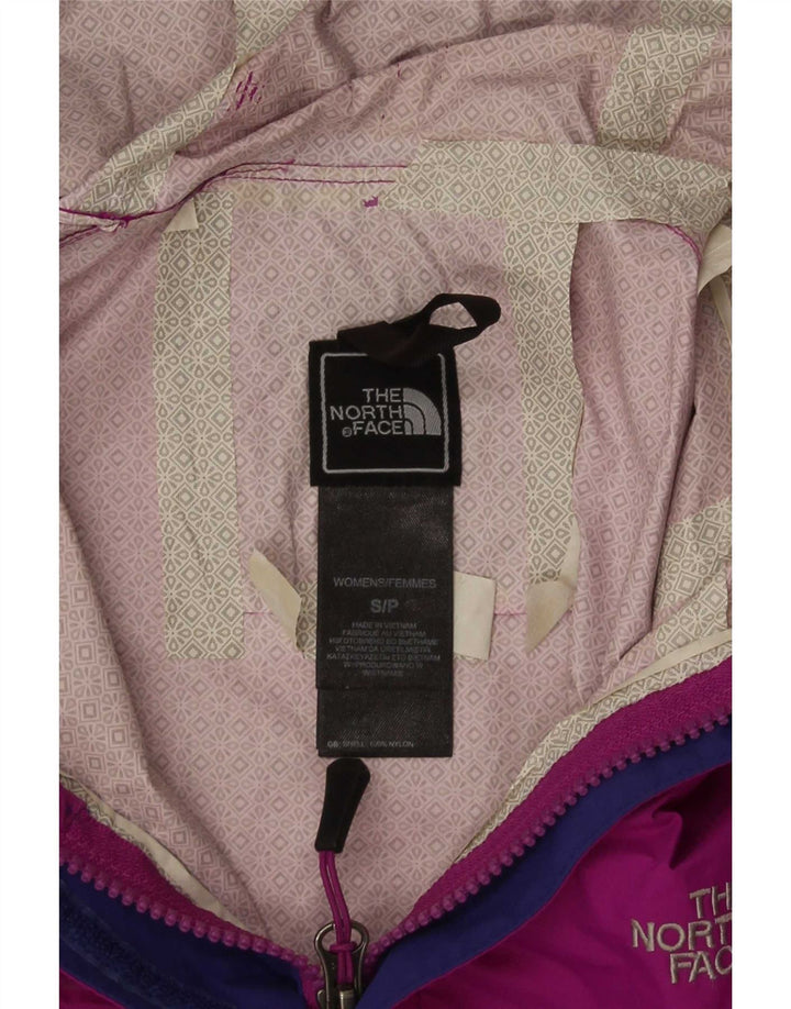 Женская дождевик с капюшоном The North Face UK 10, маленький темно-бордовый нейлон