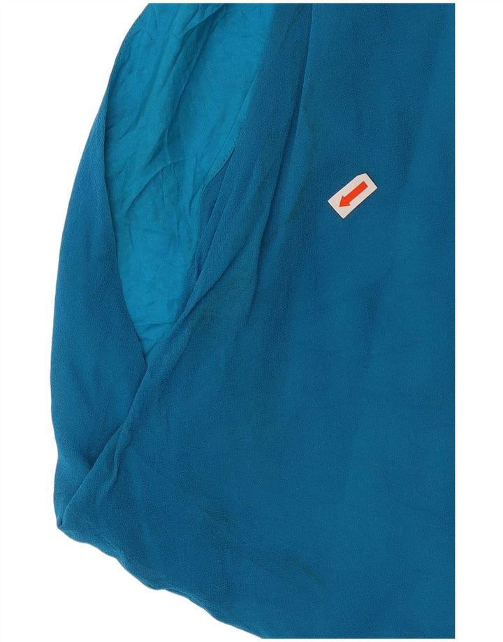 Женское платье трапециевидной формы оверсайз с открытыми плечами Stefanel, США 8, средний синий цвет