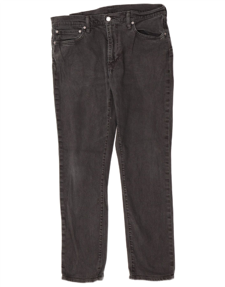 Мужские узкие джинсы Levi's W36 L32, черный хлопок