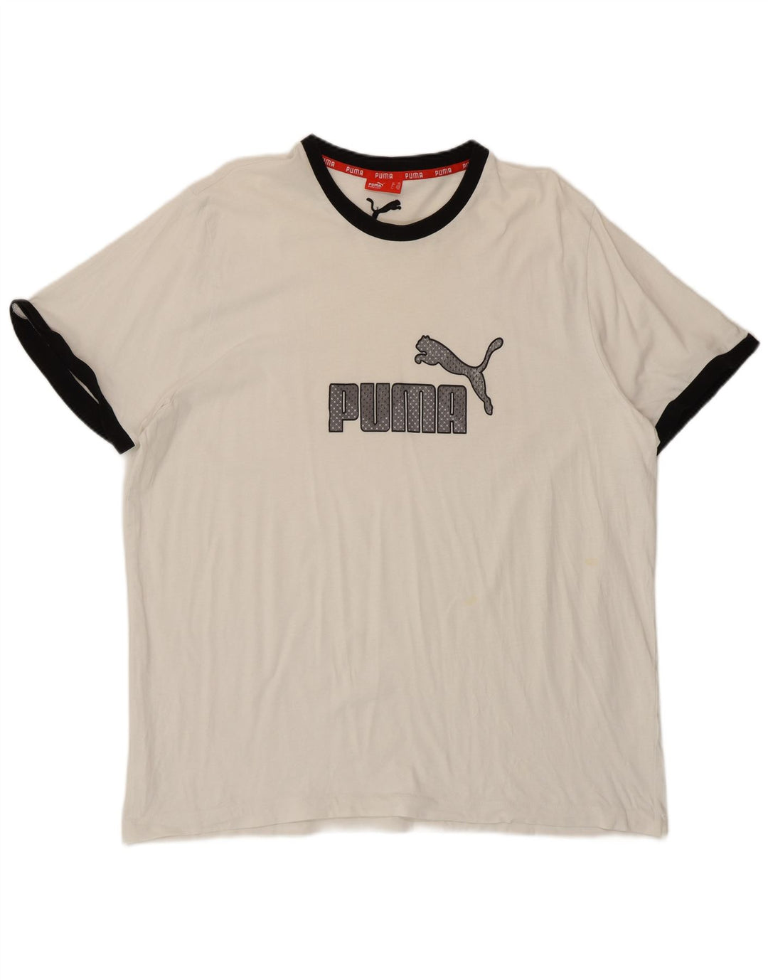 Мужская футболка с рисунком Puma 2XL, белая