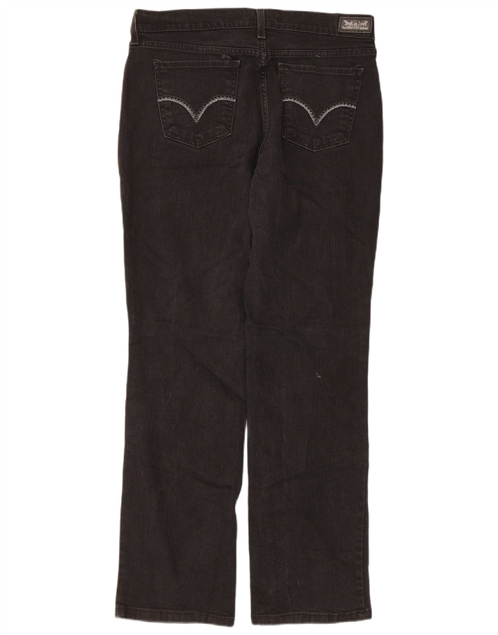 Женские прямые джинсы Levi's 505 W31 L32, черный хлопок