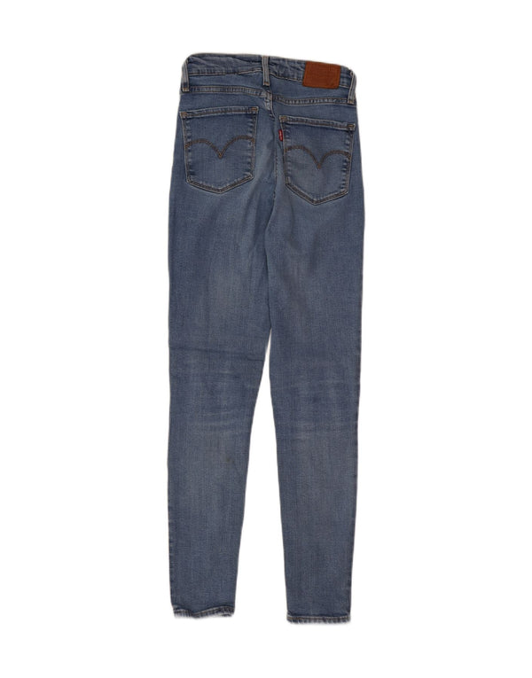 Женские джинсы скинни Levi's 721 с высокой посадкой W24 L27, синие, хлопок
