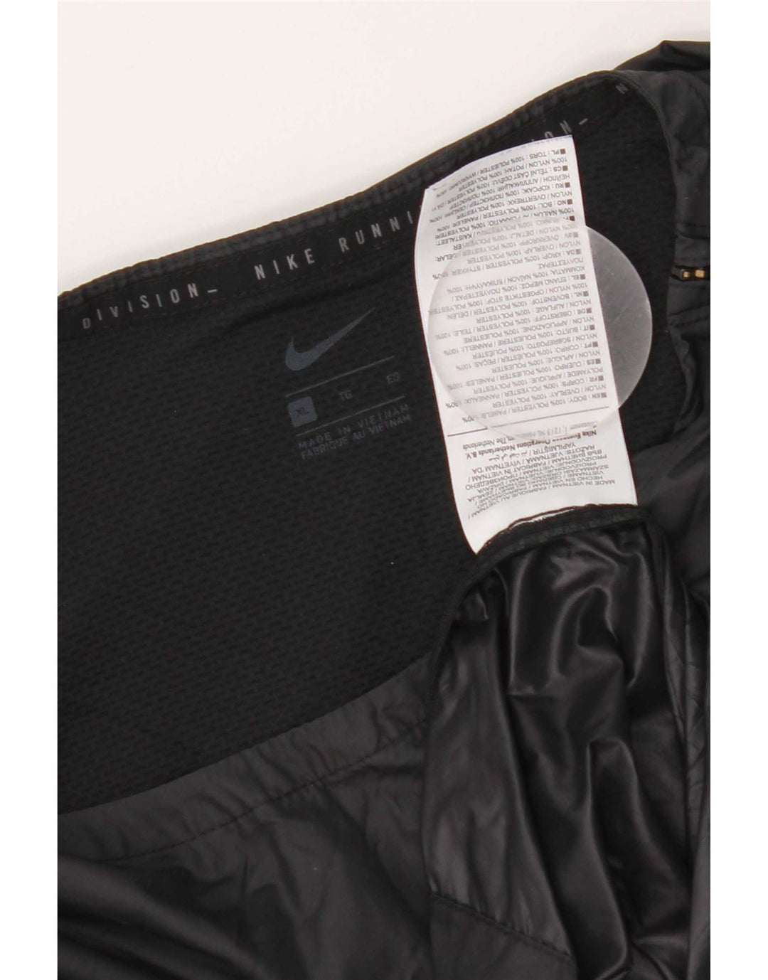 Женский спортивный пуловер для бега Nike UK 18 XL, черный полиэстер