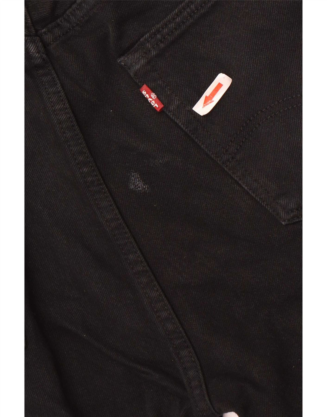 Мужские прямые джинсы Levi's 501 W32 L34, черный хлопок