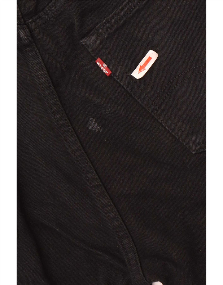 Мужские прямые джинсы Levi's 501 W32 L34, черный хлопок