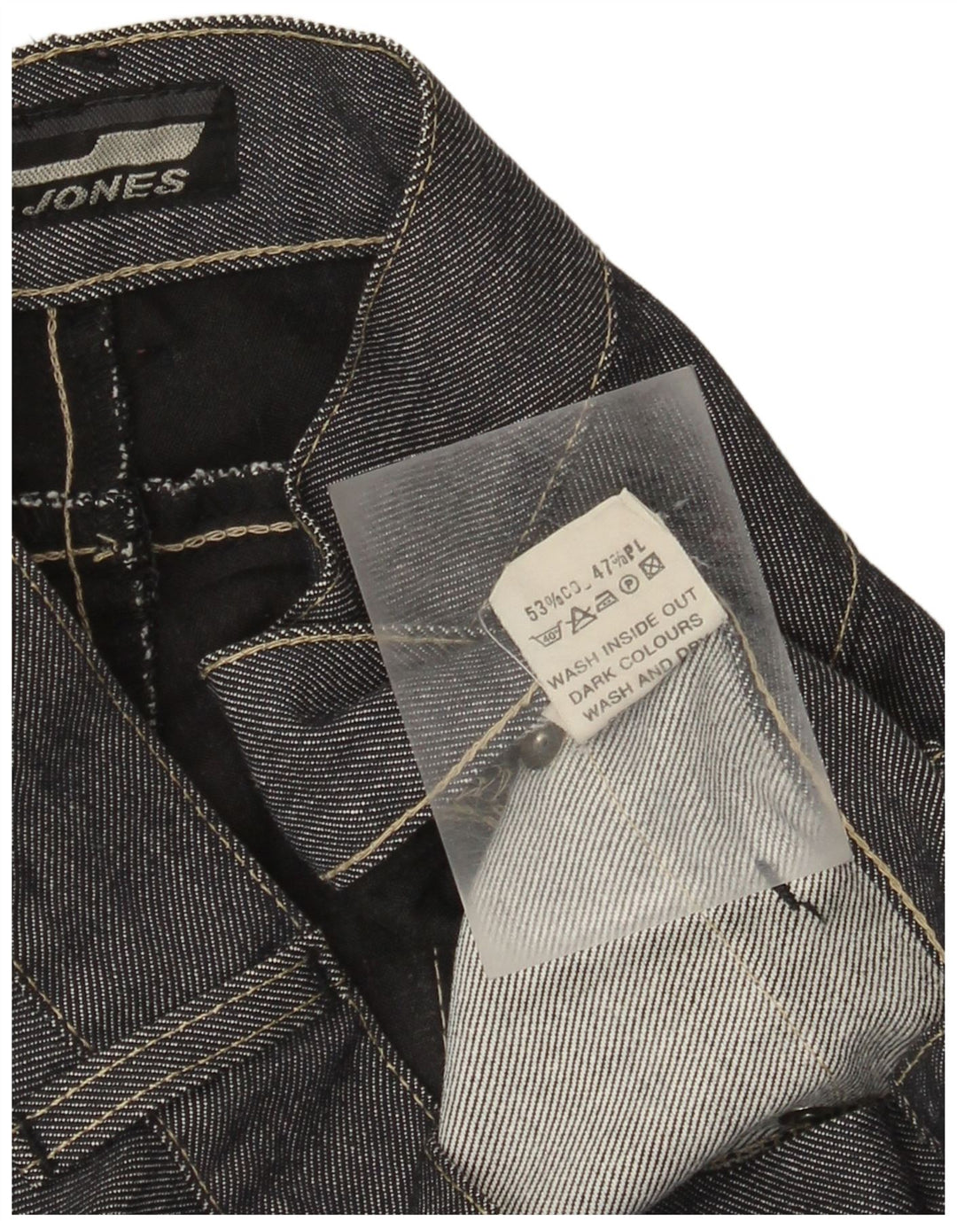 Мужские прямые джинсы Jack & Jones W34 L32 синие, хлопок