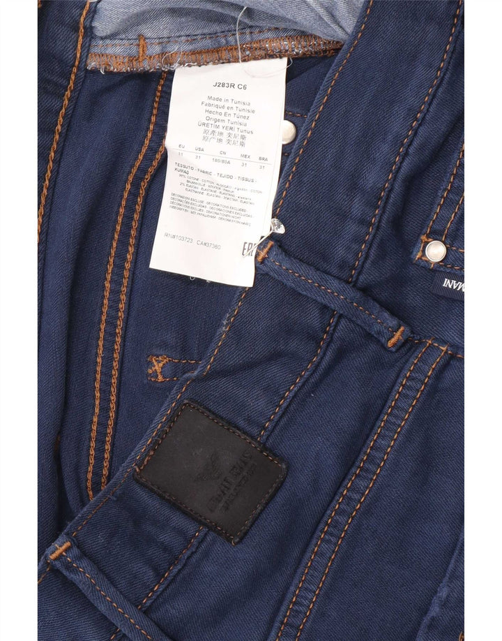 Мужские джинсы Armani Slim W31 L30 синие, хлопок