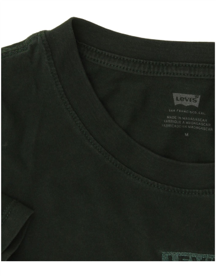 Женская укороченная футболка Levi's Top UK 14 Medium Green