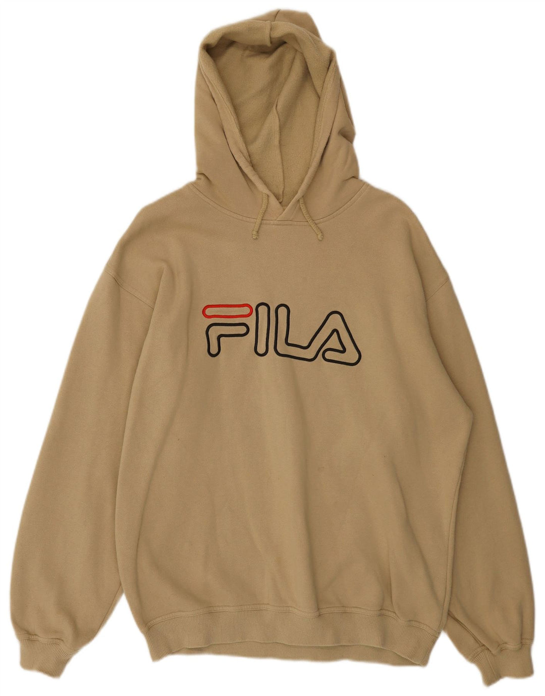 Толстовка мужская с рисунком FILA, большая, бежевая