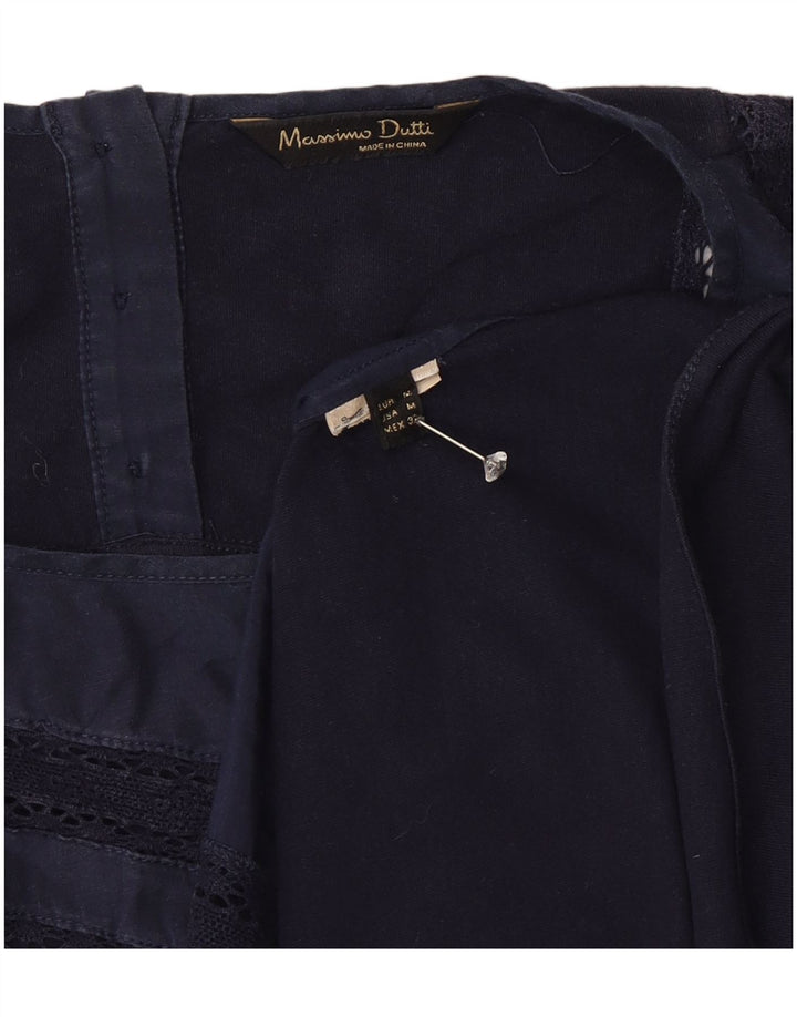 Женский жилет Massimo Dutti Top UK 12 Medium Navy Blue