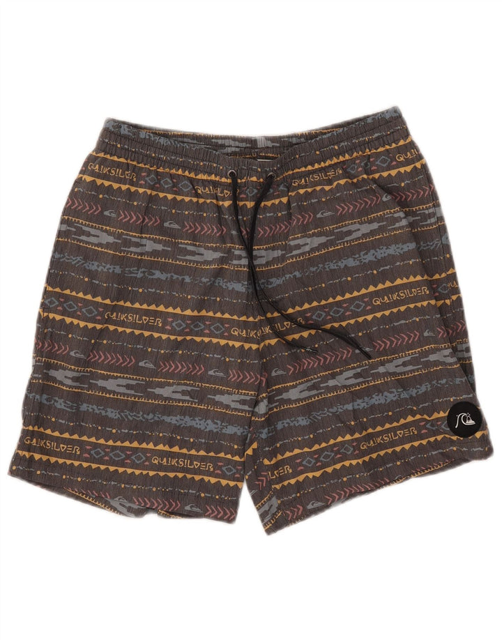 Мужские шорты для плавания Quiksilver, маленькие полиэстеровые шорты в разноцветную полоску
